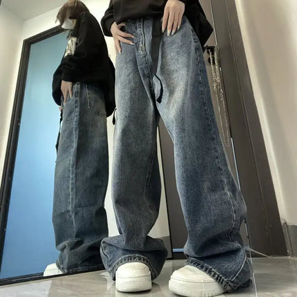 casual denim pants

loose fit jeans women

women everyday jeans

vintage casual jeans