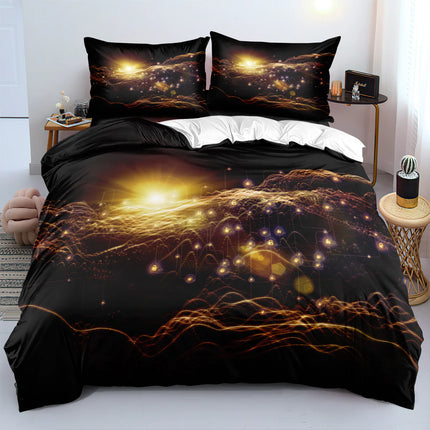 Celestial Dreams Galaxy Bedding Set – Luxury Starry Night Comfort