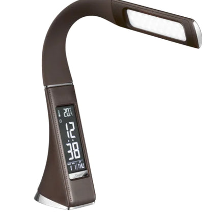 LED Table Lamp with LCD Display – Touch Control, Alarm, and Temperature Display