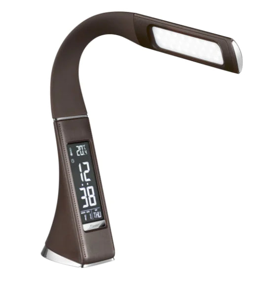 LED Table Lamp with LCD Display – Touch Control, Alarm, and Temperature Display