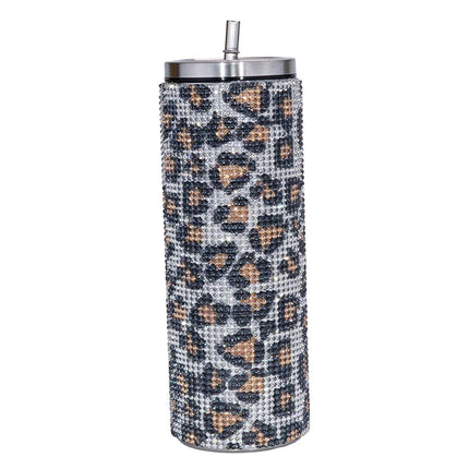 Stainless Steel Insulated Tumbler with Straw –Double Wall Travel Mug