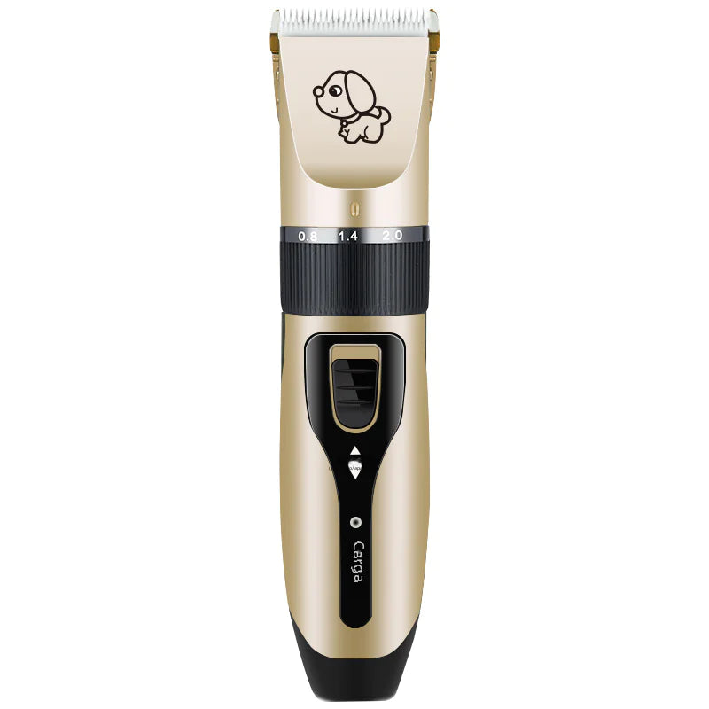 Electric Pet Grooming Kit for Dogs and Cats – Cordless Clipper Set with Multiple Blade Options