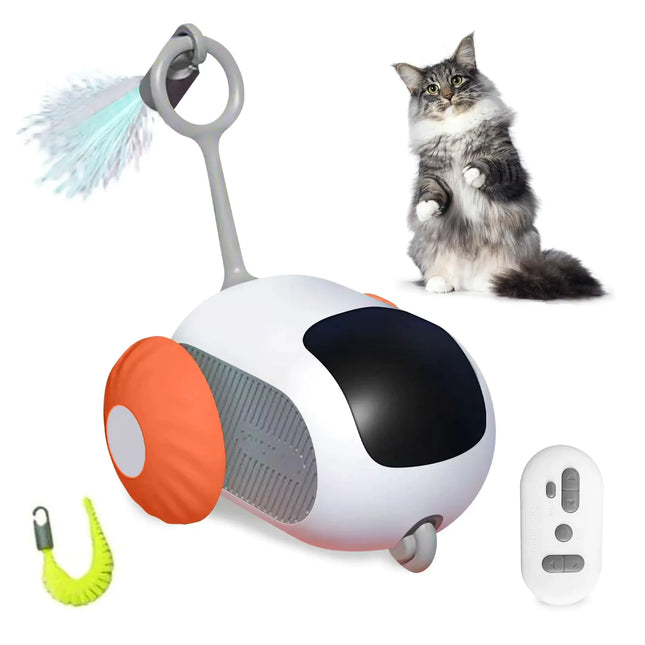 smart cat toy car interactive remote control

automatic chase toy for cats and small dogs
