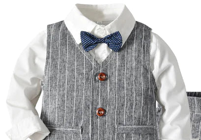 Baby Boy Gentleman Suit – 3-Piece Formal Outfit for First Birthday & Special Occasions