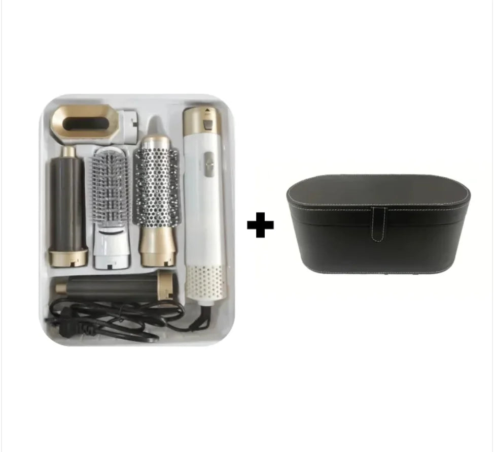 5-in-1 Automatic Hot Air Comb – Curl, Straighten & Style in Minutes