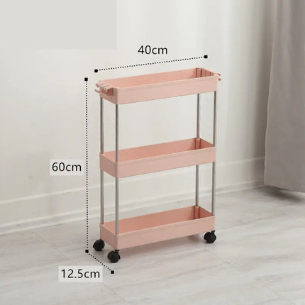 Versatile Slim Storage Rack – Multi-Layer Home Organizer