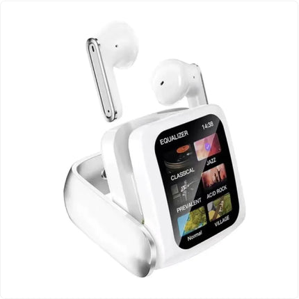 Smart Touchscreen Bluetooth Headset – Noise Reduction, NFC, Waterproof, Digital Display