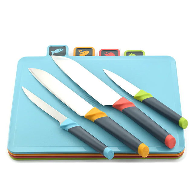 Multi-Functional Cutting Board with UV Disinfecting Knife Holder