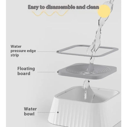 Floating Pet Water Bowl – Anti-Splash No-Spill Dog & Cat Bowl