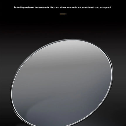 Men’s Water-Resistant Stainless Steel Watch –  Business Quartz with Luminous Display