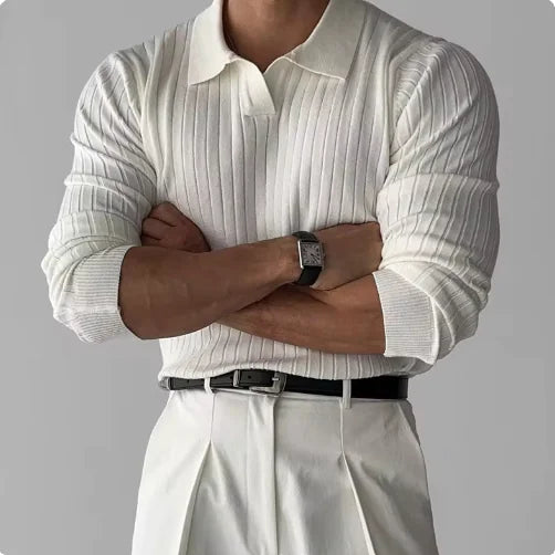 Men’s Y2K Streetwear Long Sleeve Tee – Slim Fit & Casual Style.