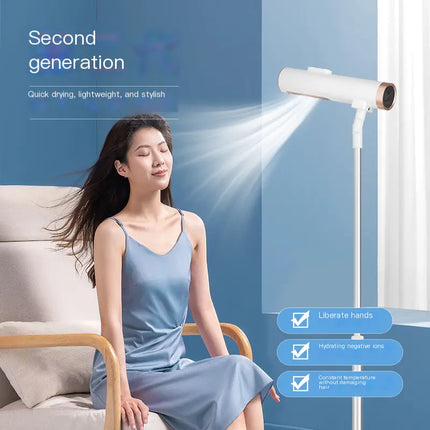 Vertical Ionic Hair Dryer with Stand – High Power 1500W Hot & Cold Air Styling Tool