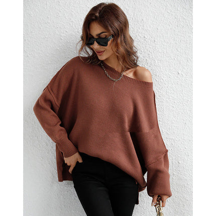 Women's Long Sleeve Crew Neck Sweater | Cozy Classic Pullover