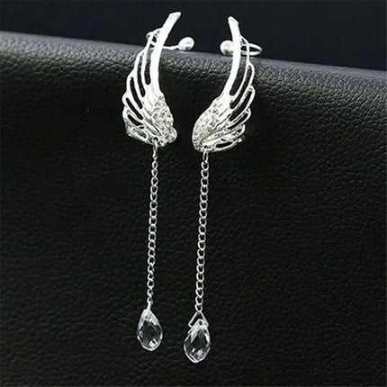 Kyushu Sky City Angel Wing Earrings – Elegant Sparkle for Parties, Dates & Special Occasions