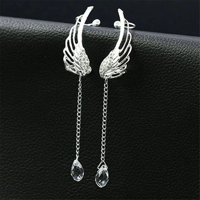 Kyushu Sky City Angel Wing Earrings – Elegant Sparkle for Parties, Dates & Special Occasions