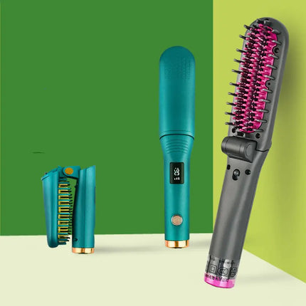 Dual Purpose Negative Ion Electric Straight Hair Comb – Wet & Dry Ceramic Styling Tool