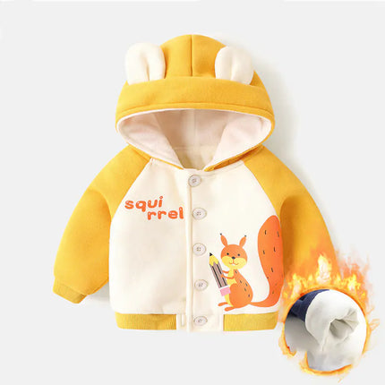 Cozy Baby Hooded Jacket – Warm & Stylish Outerwear for Boys & Girls
