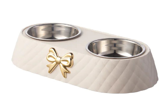 Tigela Pet Favorita – Elevated Stainless Steel Pet Bowl for Food & Water