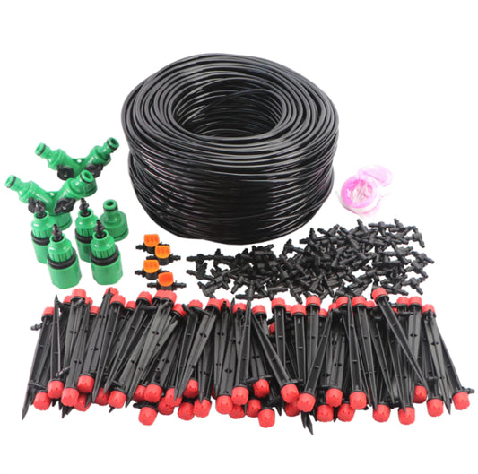Kit d'arrosage automatique de jardin 50 m – Système goutte-à-goutte avec minuterie (30 % de réduction + livraison gratuite)