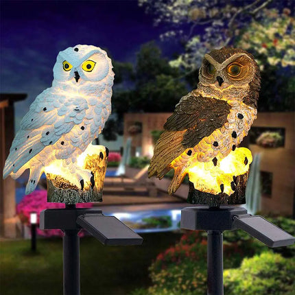 “Solar Owl LED Garden Pathway Light – Waterproof Outdoor Lawn Decor”