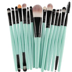 Green + black / 15 pcs