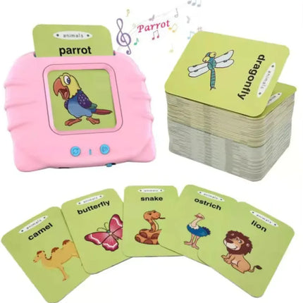 Kids' Smart Card Learning Machine – Interactive Audio Educational Toy with English Books