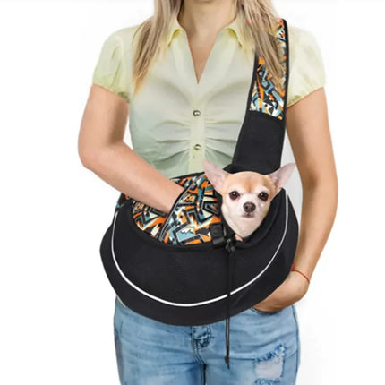 Pet Carrier Bag for Dogs & Cats – Soft-Sided Travel Tote with Ventilation & Washable Mat