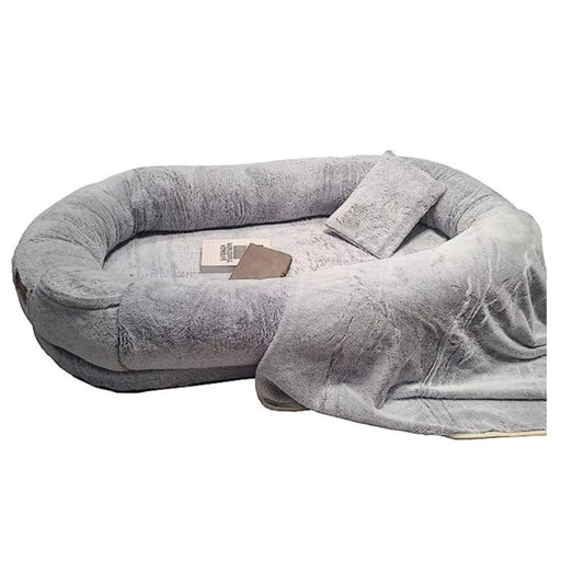Oversized Human Dog Bed – 71" Lounger with Washable Cover & Orthopedic Support | free worldwide shipping.