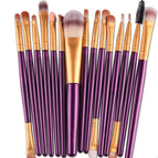 Purple + gold / 15 pcs