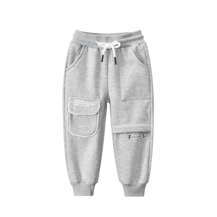 Kids Cozy Cotton Sweatpants – Warm Leisure Pants for Boys & Girls