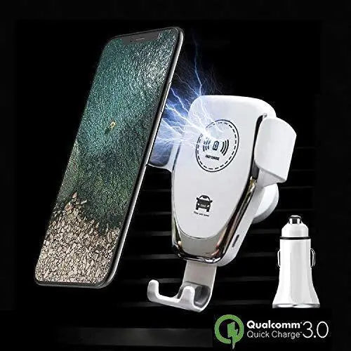 Chargeur de voiture sans fil – Mini station de charge rapide pour téléphone 18 W | Compatible micro USB | Livraison gratuite