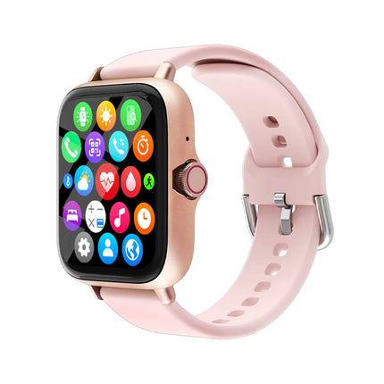 Smart Fitness Watch – Bluetooth Calling, Heart Rate & Blood Pressure Monitor