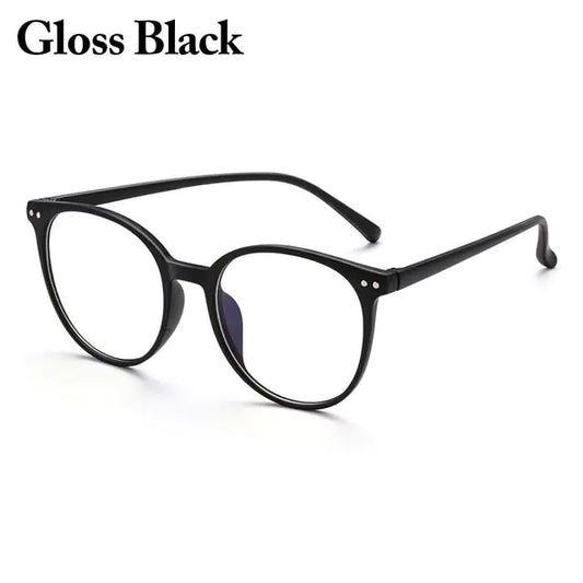 Fashion Vintage Oversized Anti Blue Light Glasses – UV400 Protection