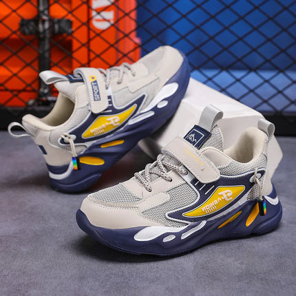 Kids Breathable Mesh Sneakers – Lightweight Non-Slip Active Shoes