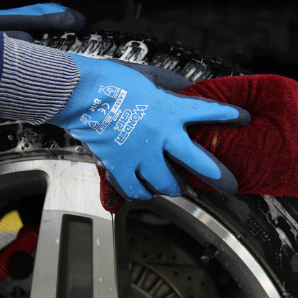 Latex Waterproof Non-Slip Gloves – Reusable Grip Protection