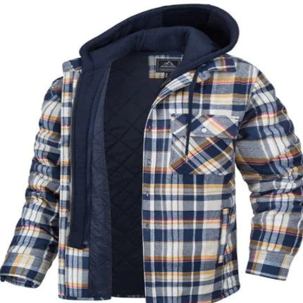 Quilted Lined Flannel Shirt Jacket – Stylish & Cozy Outerwear