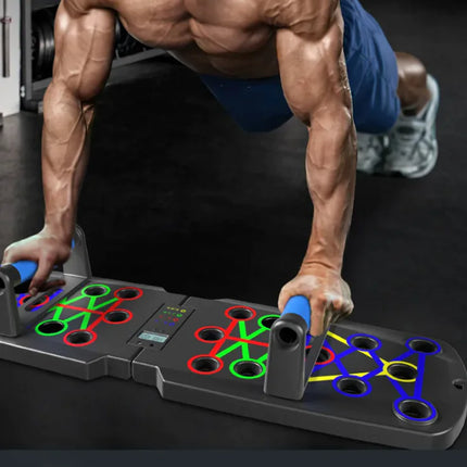 Power Flex Push-up Board – Système de musculation multifonctionnel pour la poitrine, les bras et le dos