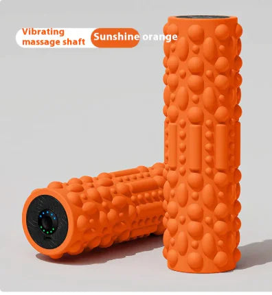 Rouleau vibrant électrique en mousse – Outil de relaxation et de récupération musculaire pour les jambes, le dos et le tronc | Livraison gratuite