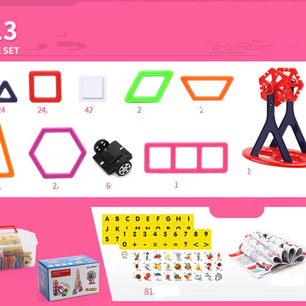 Magnetic Building Blocks Set – Educational STEM Toy for Early Learning