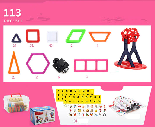 Magnetic Building Blocks Set – Educational STEM Toy for Early Learning (40–234 pcs) | free worldwide shipping.