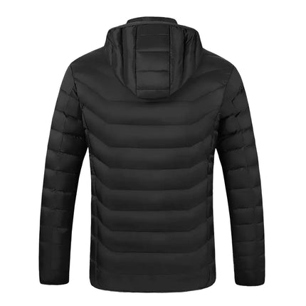 Smart Heated Cotton Jacket – USB Rechargeable Winter Coat for Men & Women