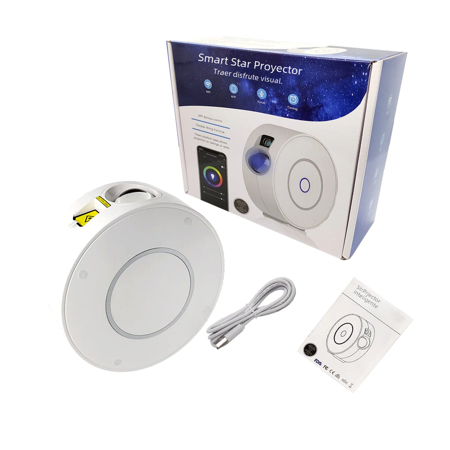 Smart Control Laser Star Projector Night Light – App & Wi-Fi Enabled | 30% Off + Free Global Shipping