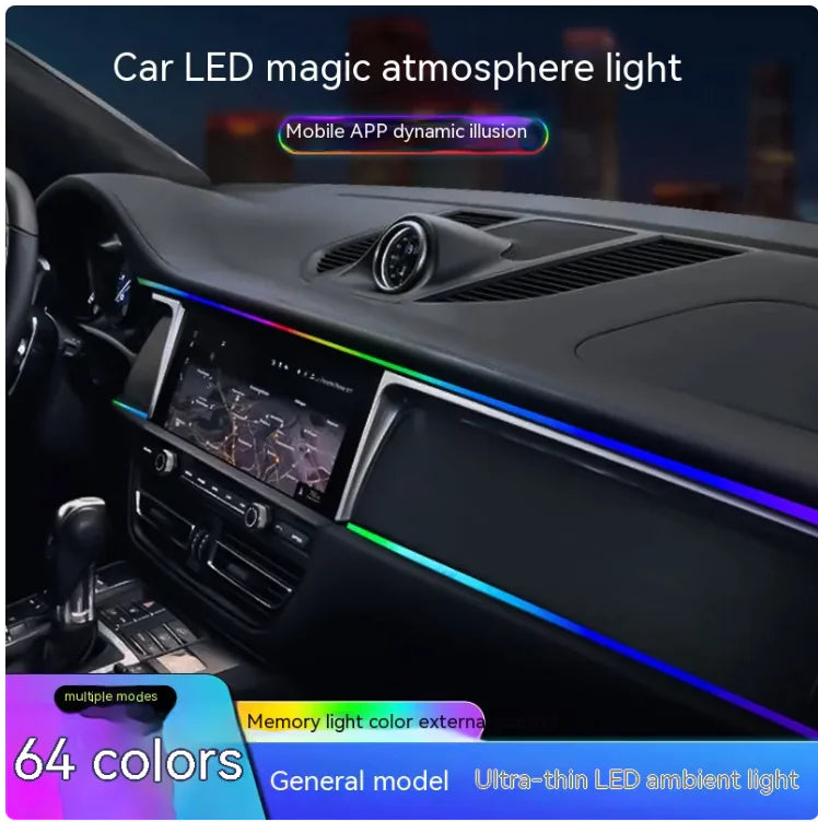 Car LED Ambient Light Bar – Interior Mood Lighting Kit | 30% Off + Free Worldwide Shipping