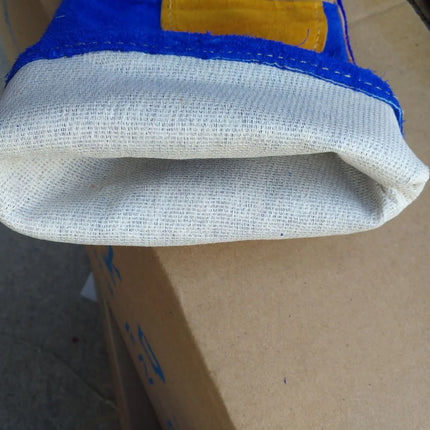 Leather Fireproof Adiabatic Welding Gloves – Heat-Resistant Protection