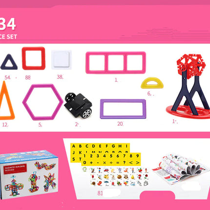 Magnetic Building Blocks Set – Educational STEM Toy for Early Learning